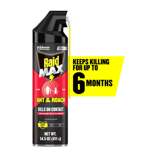 Raid® MAX Ant and Roach Killer Insecticide Aerosol Spray