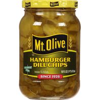 Mt. Olive Hamburger Dill Pickle Chips️ DestGlow