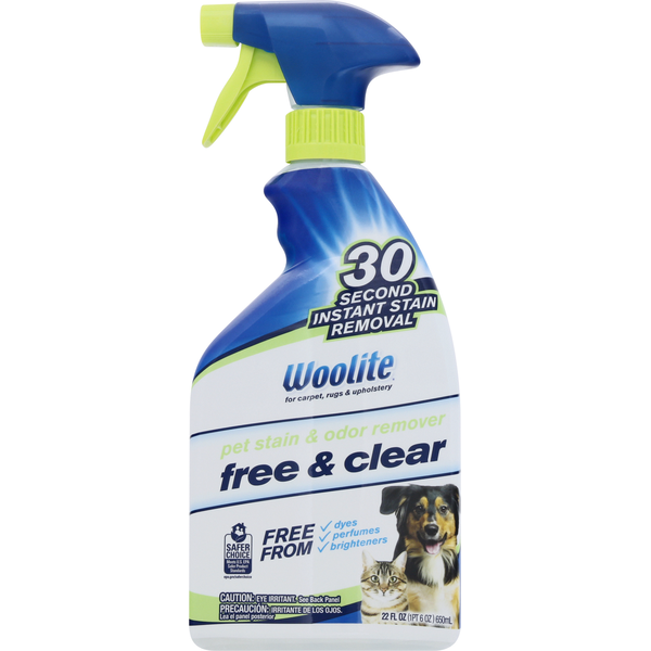 Woolite Pet Stain & Odor Remover, Free & Clear