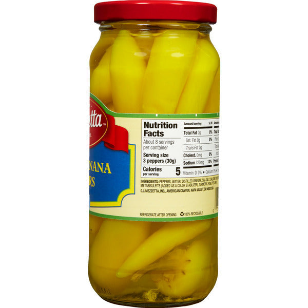 Mezzetta Sweet Banana Peppers