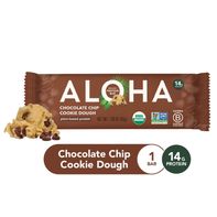 Aloha Protein Bars, Organic, Chocolate Chip Cookie...
️
