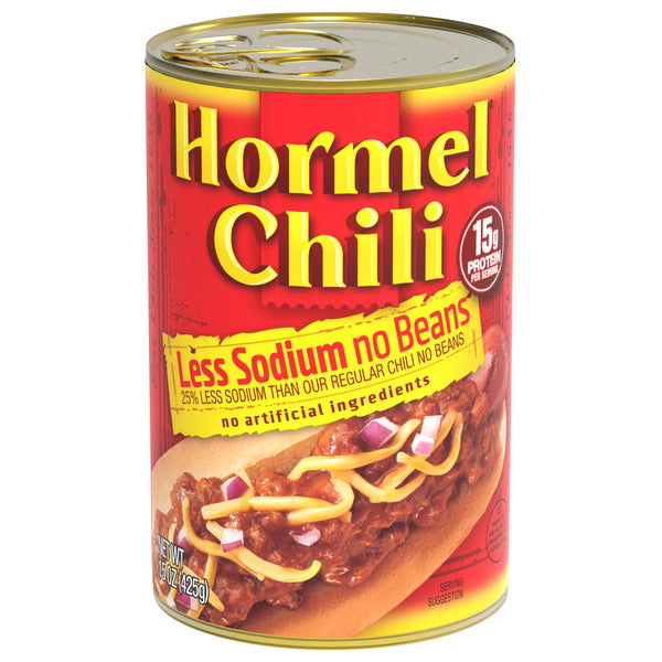 Hormel Less Sodium No Beans Chili