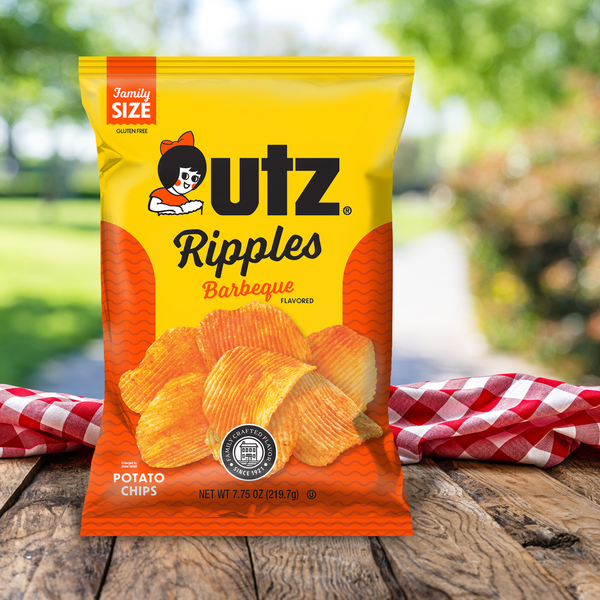 Utz Ripples Barbeque Potato Chips