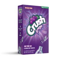 Crush Drink Mix Packets, Sugar Free, Grape, On The...
️