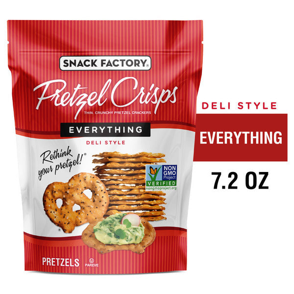 Snack Factory Everything Pretzel Crisps