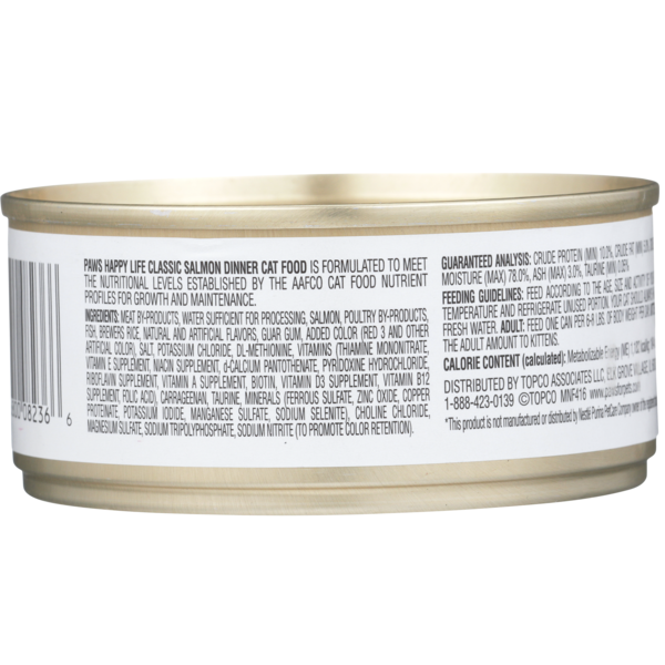 Paws Happy Life Salmon Dinner Classic Cat Food