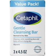 Cetaphil Cleansing Bar, 4.5 oz Bar, Pack of 3, Nou...
️