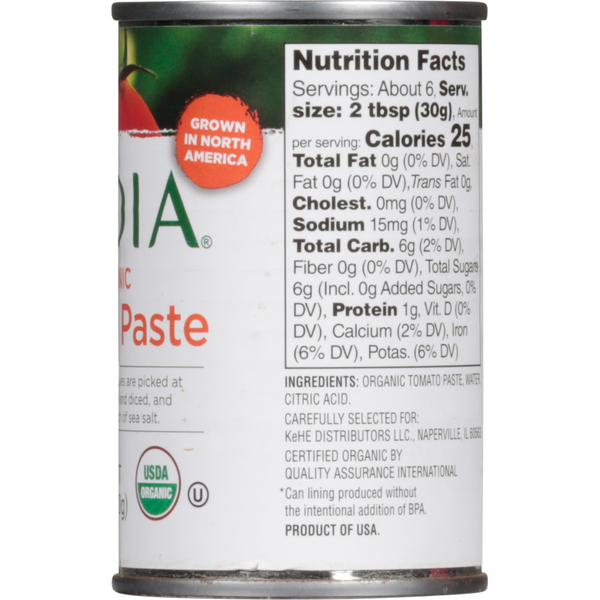 CADIA Tomato Paste, Organic