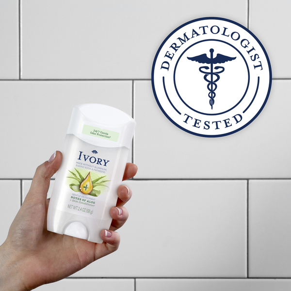 Ivory Gentle Deodorant, Hint of Aloe