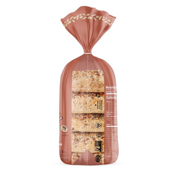 Silver Hills Bakery Sprouted Grain Organic Everything Bagel