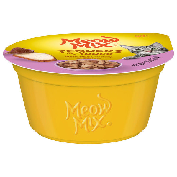 Meow Mix Tenders in Sauce with Turkey and Giblets Wet Cat Food