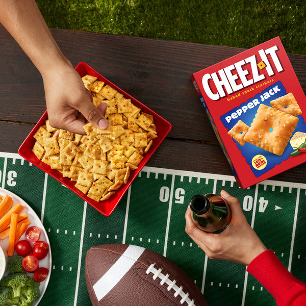 Cheez-It Pepper Jack Cheese Crackers, Baked Snack Crackers, 12.4 oz