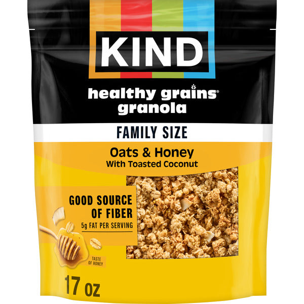 KIND Healthy Grains Clusters Oats & Honey Granola with Toasted Coconut