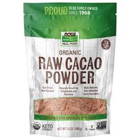 NOW Real Food Cacao Powder, Organic, Raw️