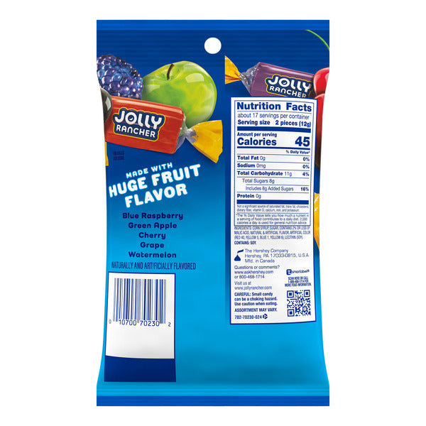 JOLLY RANCHER Original Fruit Flavored Hard Candy Bag, 7 oz