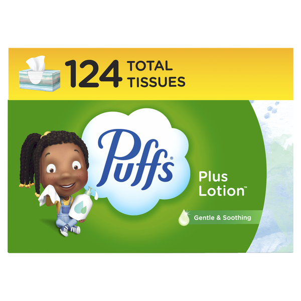 Puffs Lotion Facial Tissues