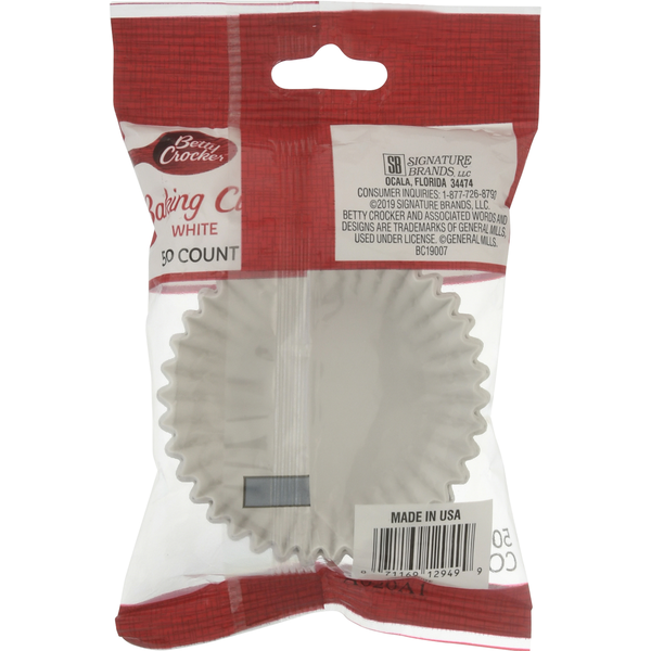 Betty Crocker Baking Cups White Standard Size
