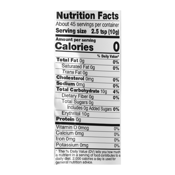 NOW Real Food Erythritol