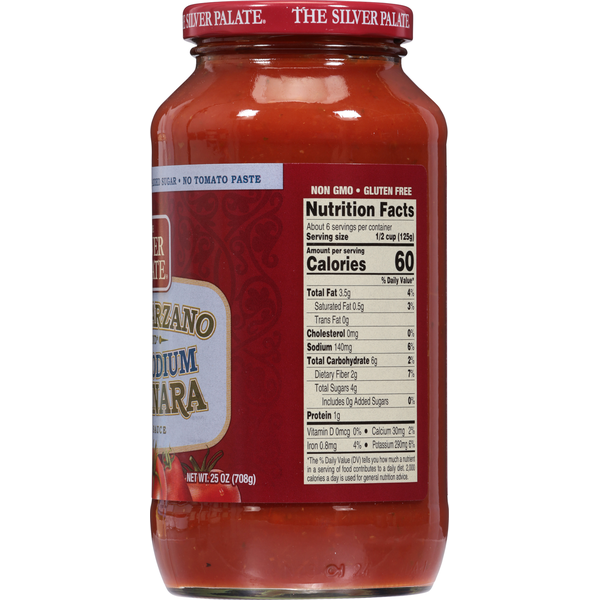 The Silver Palate Low Sodium San Marzano Marinara Pasta Sauce