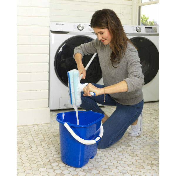 Mr. Clean Deluxe Sponge Mop with Scrubber Strip