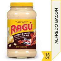 Ragu Alfredo Sauce Flavored with Bacon️