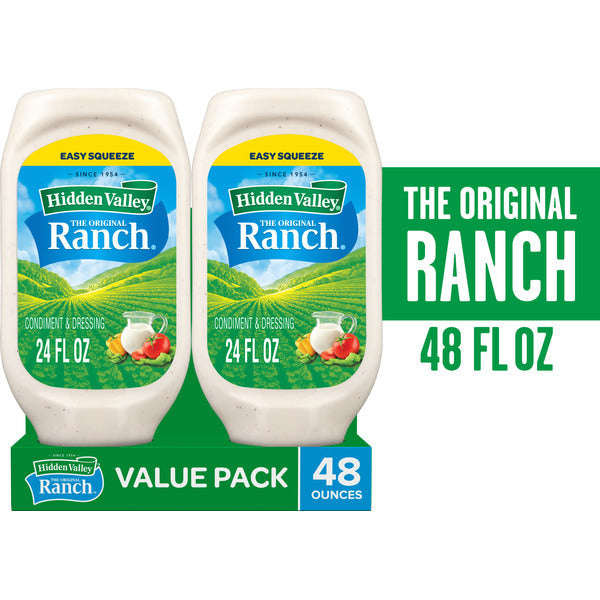 Hidden Valley Original Ranch Condiment and Dressing, Easy Squeeze Bottle