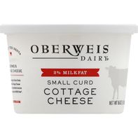 Oberweis Cottage Cheese, 2% Milkfat, Small Curd️