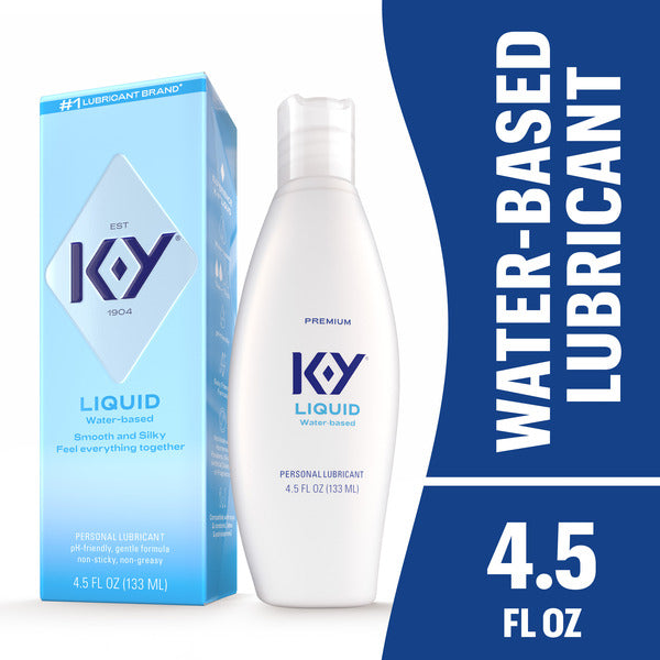 K-Y® Liquid Water-Based Personal Lubricant 4.5 FL OZ