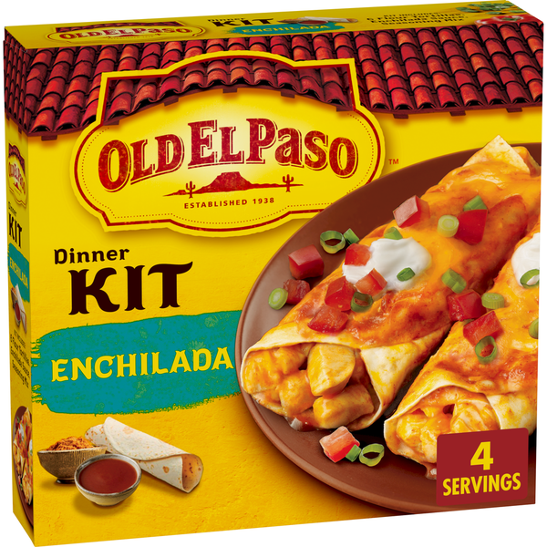 Old El Paso Enchilada Dinner Kit With Flour Tortillas, Enchilada Sauce & Seasoning Mix