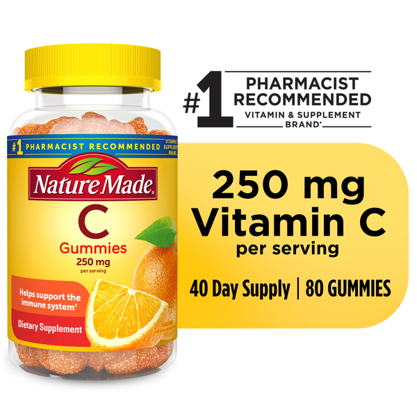 Nature Made Vitamin C Gummies 250 mg per serving
