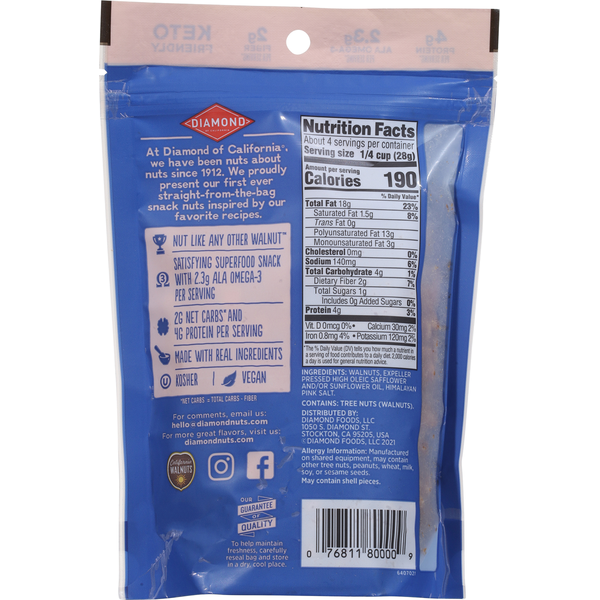 Diamond Himalayan Pink Salt Walnuts