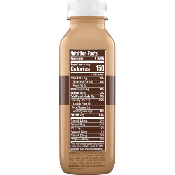 Starbucks Coffee & Protein Cafe Mocha Iced Coffee Bottle DestGlow