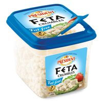 Président Fat Free Feta Crumbles Plain️