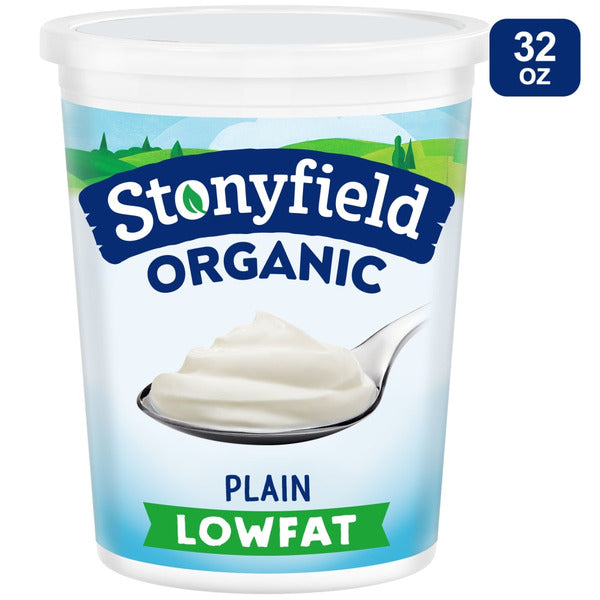 Stonyfield Organic Lowfat Yogurt Plain