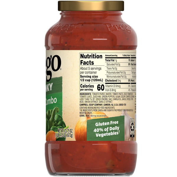 Prego Chunky Garden Combo Pasta Sauce
