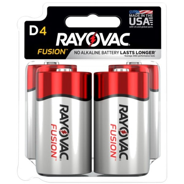 RAYOVAC D Batteries, Alkaline D Cell Batteries