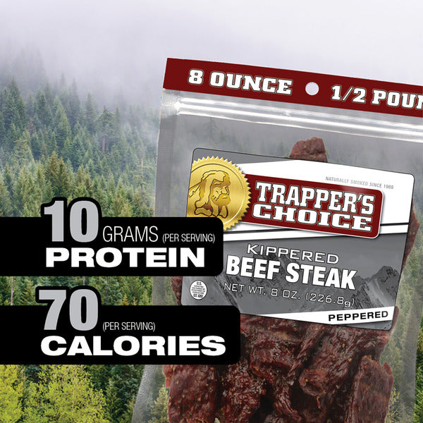 Trappers Choice (By Old Trapper) Peppered Beef Steak