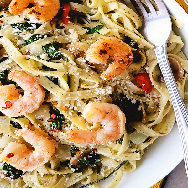 Al Dente Garlic Parsley Fettuccine