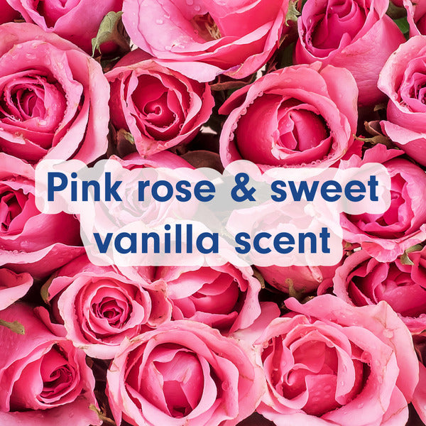 Softsoap Exfoliating Body Wash Gel, Rose & Sweet Vanilla, Lustrous Glow