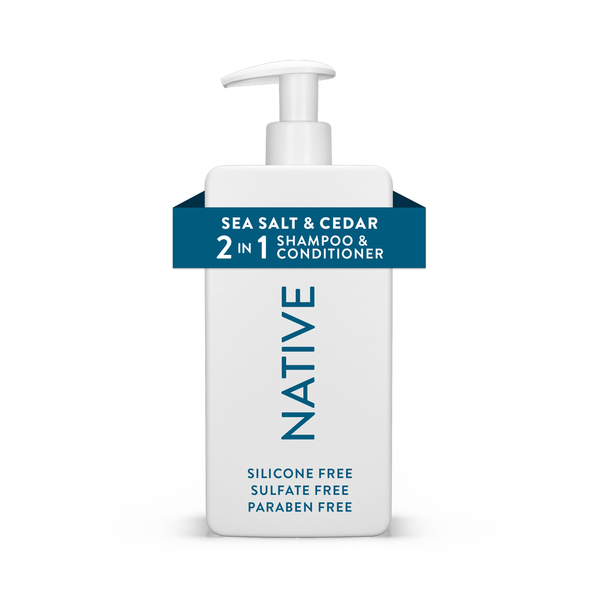 Native Full & Thick 2 in 1 Shampoo & Conditioner - Sea Salt & Cedar
