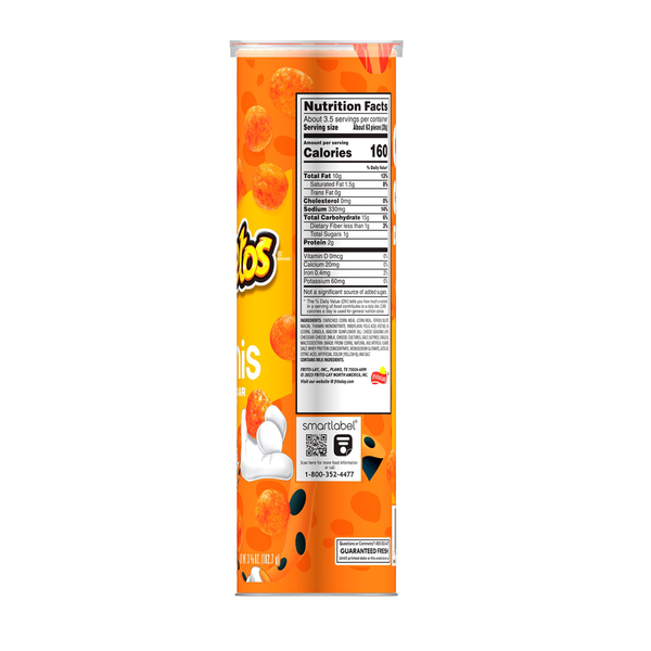 Cheetos Cheese Flavored Snacks, Cheddar, Minis