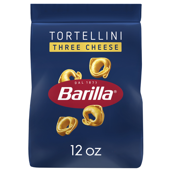 Barilla Three Cheese Tortellini Pasta - Pantry Friendly - Made with Non-GMO Ingredients