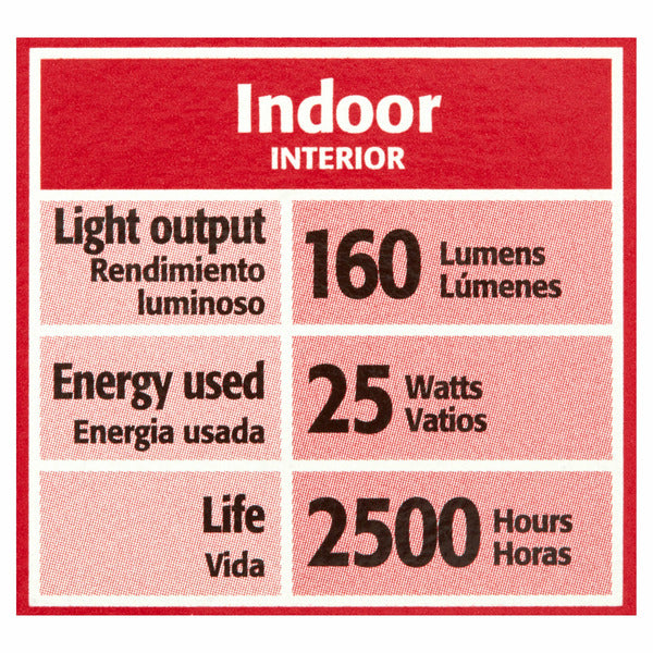 SYLVANIA Soft White 25 Watt Indo