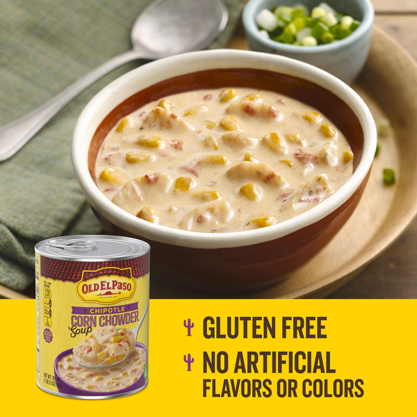 Old El Paso Chipotle Corn Chowder Canned Soup