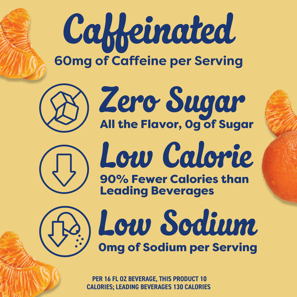 Crystal Light Citrus Powdered Drink Mix with Caffeine