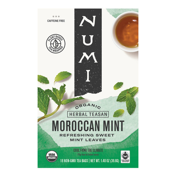 Numi Organic Moroccan Mint Tea, Caffeine Free