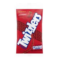 TWIZZLERS Twists Strawberry Flavored Licorice Style, Chewy Candy Bag, 7 oz