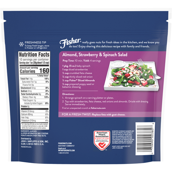 Fisher Natural Sliced Almonds