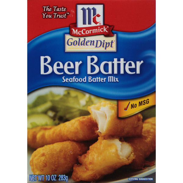 McCormick® GOLDEN DIPT Beer Batter Seafood Batter Mix