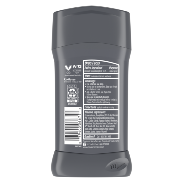 Dove Men+Care Antiperspirant Deodorant Stick Clean Comfort